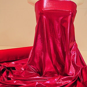 Mystique Spandex Fabric Volcano/B. Fuchsia gymnastics, skating dress, dance, cheer bows, costume , pageant swimwear