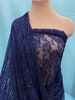 Stretch Lace NAVY , sold by the yard/ 4 way stretch/  formal- bridal- evening wear- pageant- lingerie- camisoles (REDUCED) 