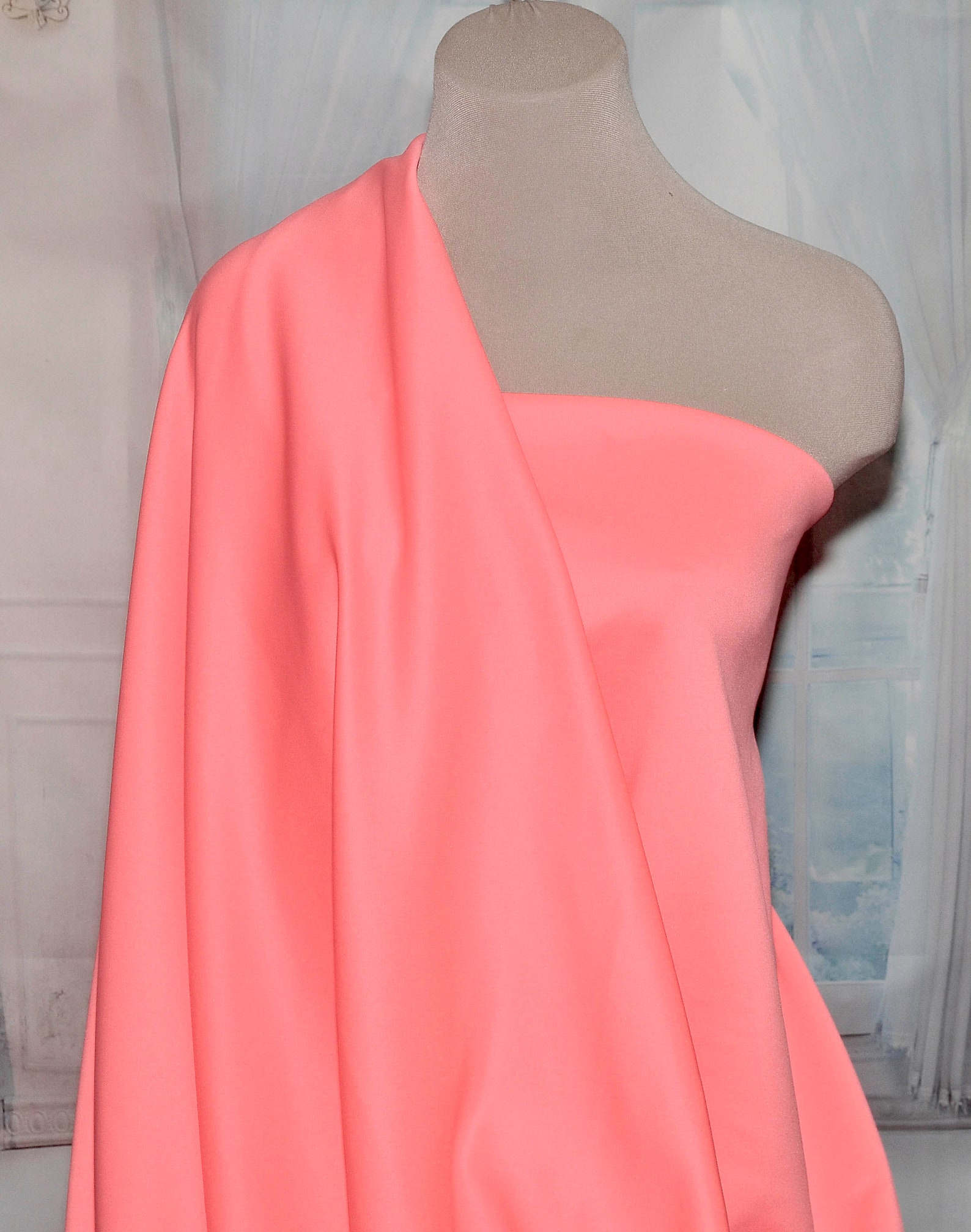 Scuba Techno Fabric BLUSH 4 Ways Stretch 1 Yard 58 Etsy