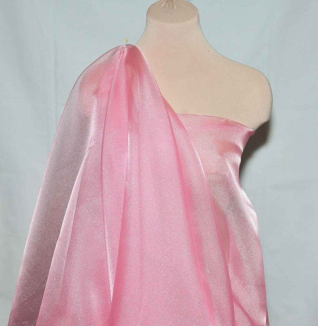 Crystal Organza /organdy 100% Polyester Sheer Fabric, 115/116 Inches ...