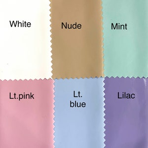 Stretch  PU coated Pleather 56  wide choice of color from charts, crafts, costumes, garments, cosplay,