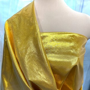Tissue Lame fabric Brass/ White  ..44 inches..crafts, costume, decor, doll clothing, gift wrap, hair bows, clothing