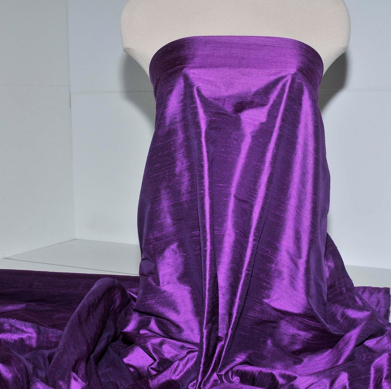 flowers 100/% silk Dupioni fabric formal wear bridesmaid dress crafts holiday crafts pageant hot pink 148 . wedding