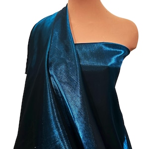 Liquid Shimmer Satin  fabric Royal  Blue 1 YD bridal, drapery. formal, costume, pageants, crafts ,decor, 58 INCHES WIDE