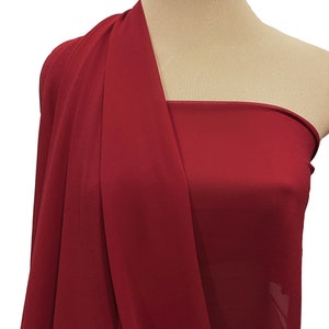 Red georgette fabric deals