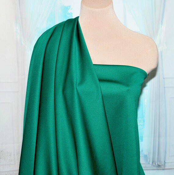 SCUBA NEOPRENE 4 WAYS STRETCH EMERALD 60 /" WESTERN WEAR DRESS AND PANT WEIGHT