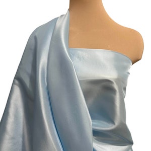 Cationic Taffeta iridescent Fabric  60&quot; BLUE LIGHT 120  ..lining..dresses...wedding...formal ...home decor. pageant.. pillows, bows