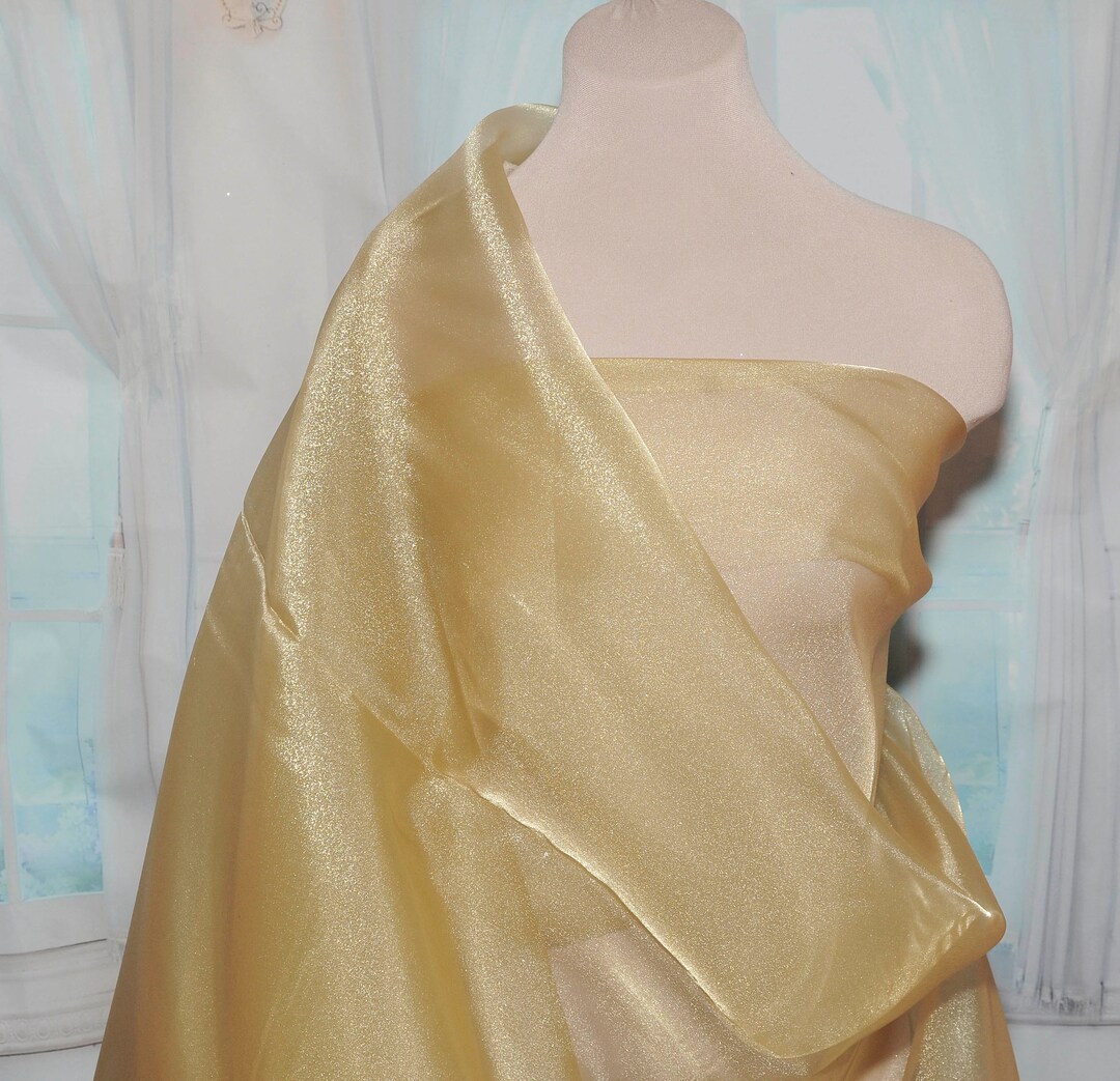 Crystal Organza/ Organdy 100% Polyester Sheer Fabric, 115/116 Inches ...