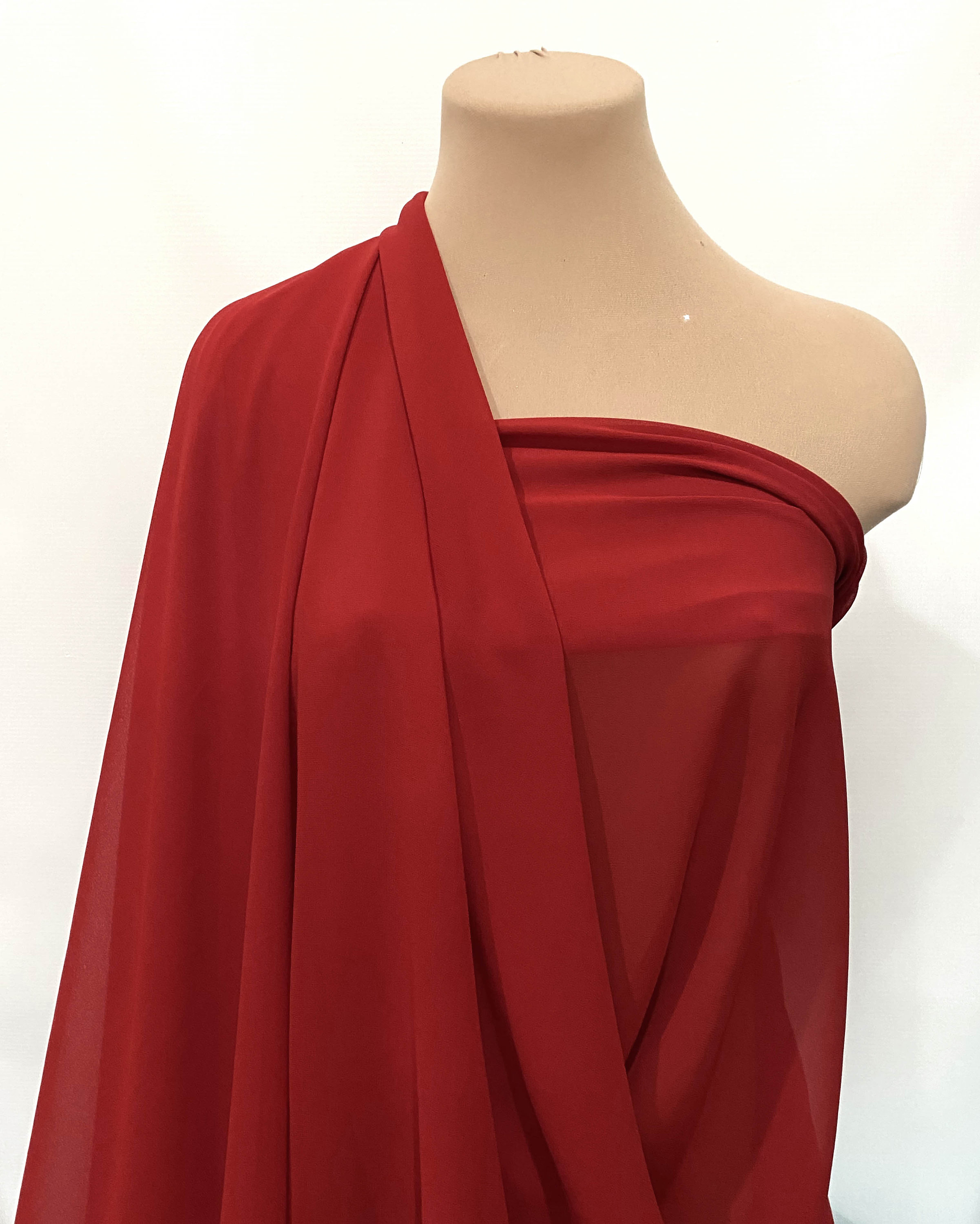 white christmas dresses Butter Chiffon fabric 44