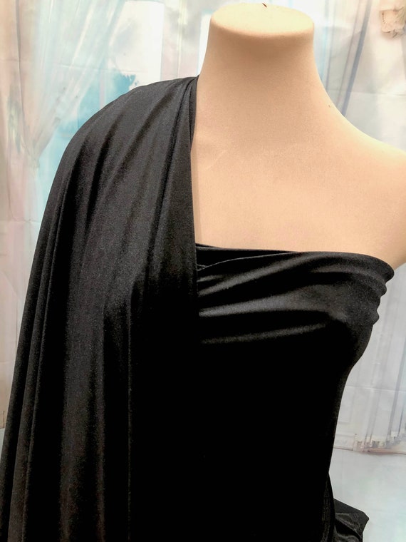 SUPER STRETCH Jumbo Fabric ..color Card..black . 4 Ways - Etsy