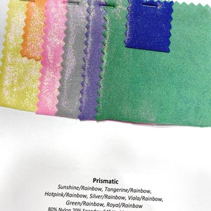 Graphique de couleur Prismatic mystique.. choix de couleur.. 1 yard .. 54 pouces de large, 4 façons d’étirer