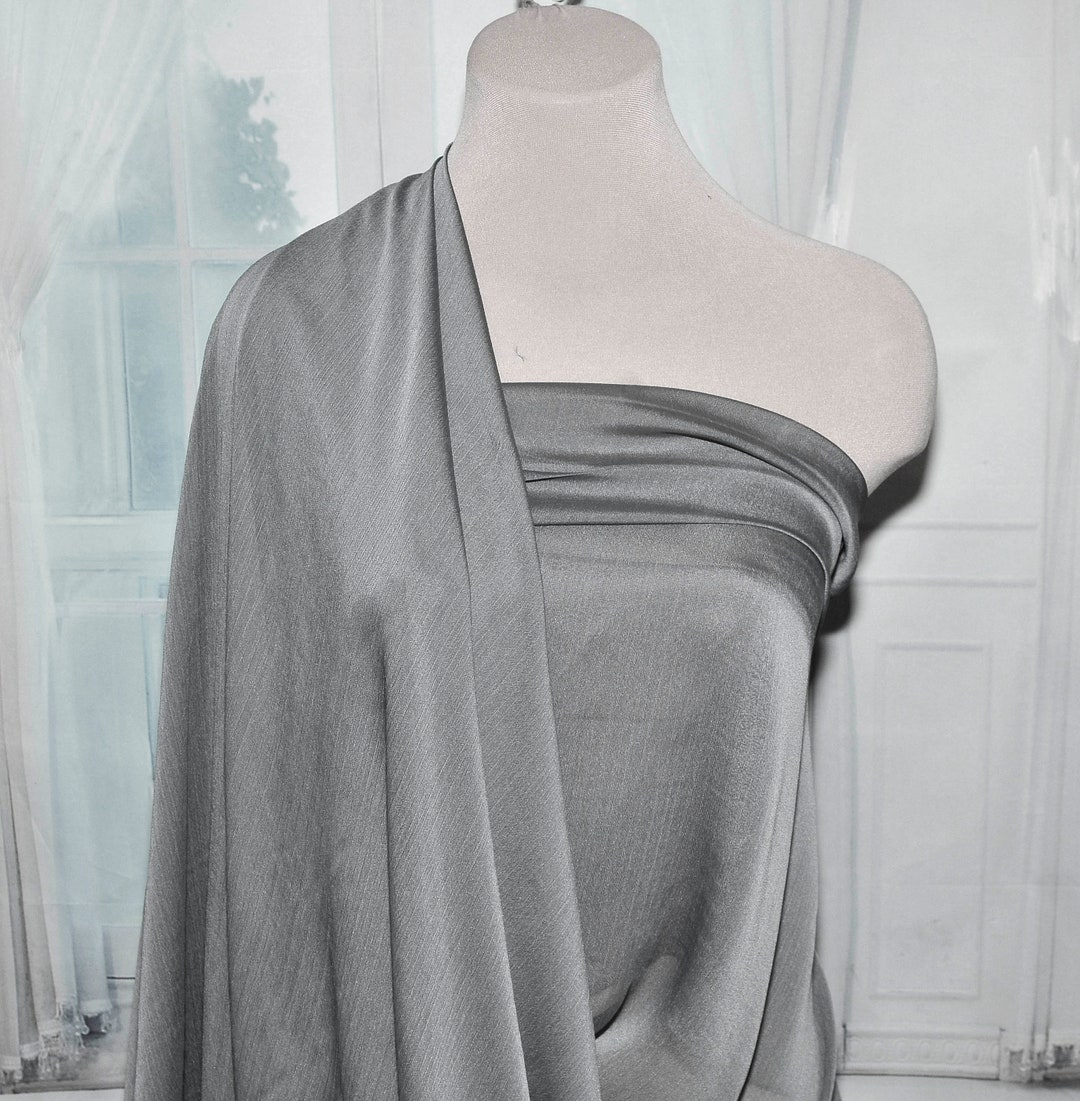 Two Tone Chiffon GRAY/WHITE 63 Wide Sheer Sold by the - Etsy