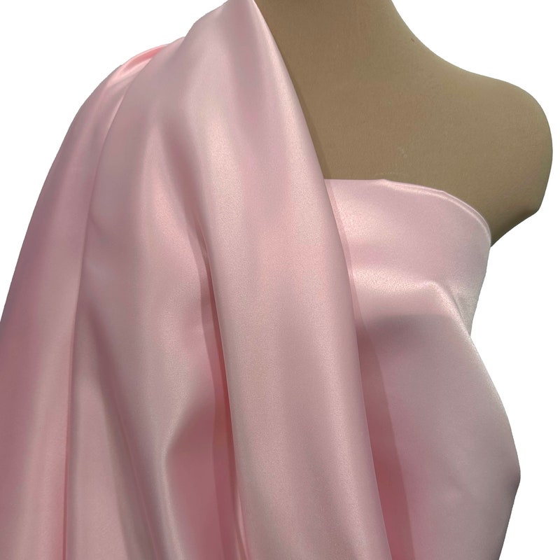 Bright Red Silk Duchess Satin Fabric main image 0