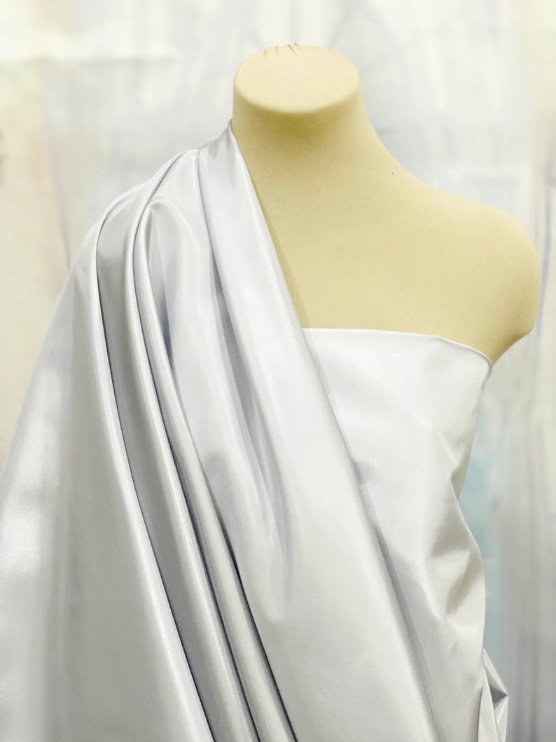 Bridal Taffeta 58" wide.. 100% polyester..fabric...choice of color.. wedding...formal..lining..crafts..home decor image 6