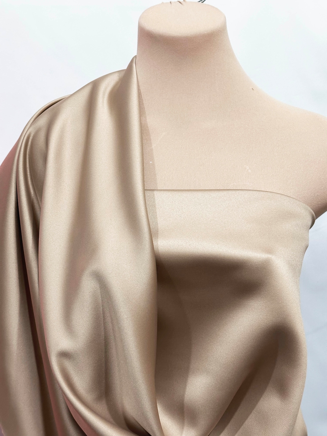 Satin Twinset - Taupe
