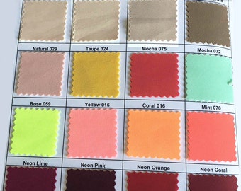 Tessuto elasticizzato Scuba Techno, 1 iarda a scelta di colore dalla tabella 58" Abbigliamento Western, abiti, pantaloni, giacche, vestiti