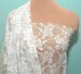 Stretch Lace  WHITE   sold by the yard/ 4 way stretch/  formal- bridal- evening wear- pageant- lingerie- camisoles 58 inches wide 