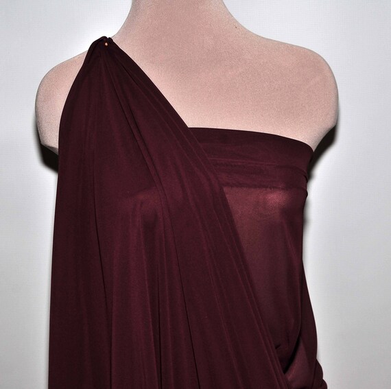 Hi-multi Chiffon Fabric Burgundy 1232 ...60" Wide Sold by the Yard..  Formal..pageant...bridesmaids Gowns..decor..curtains - Etsy