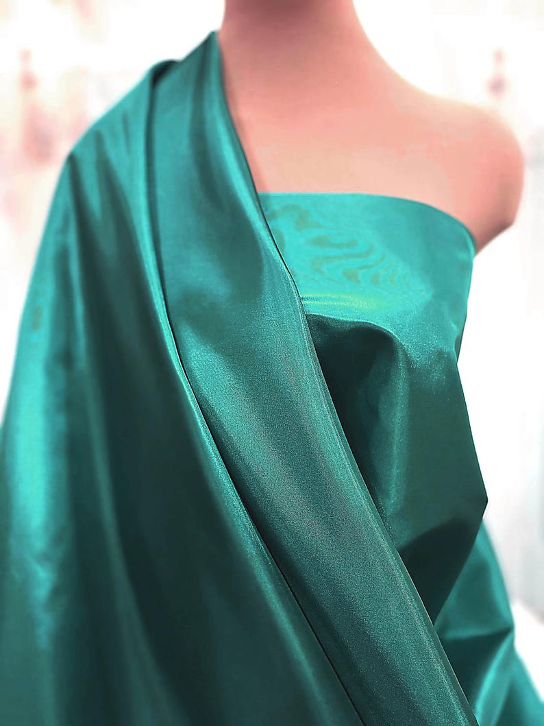 Bridal Taffeta 58" wide.. 100% polyester..fabric...choice of color.. wedding...formal..lining..crafts..home decor image 3