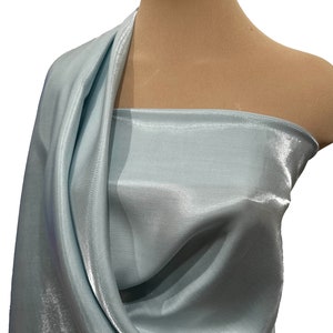 Liquid Shimmer Satin  fabric ORIENTAL BLUE 1 YD bridal, drapery. formal, costume, pageants, crafts ,decor