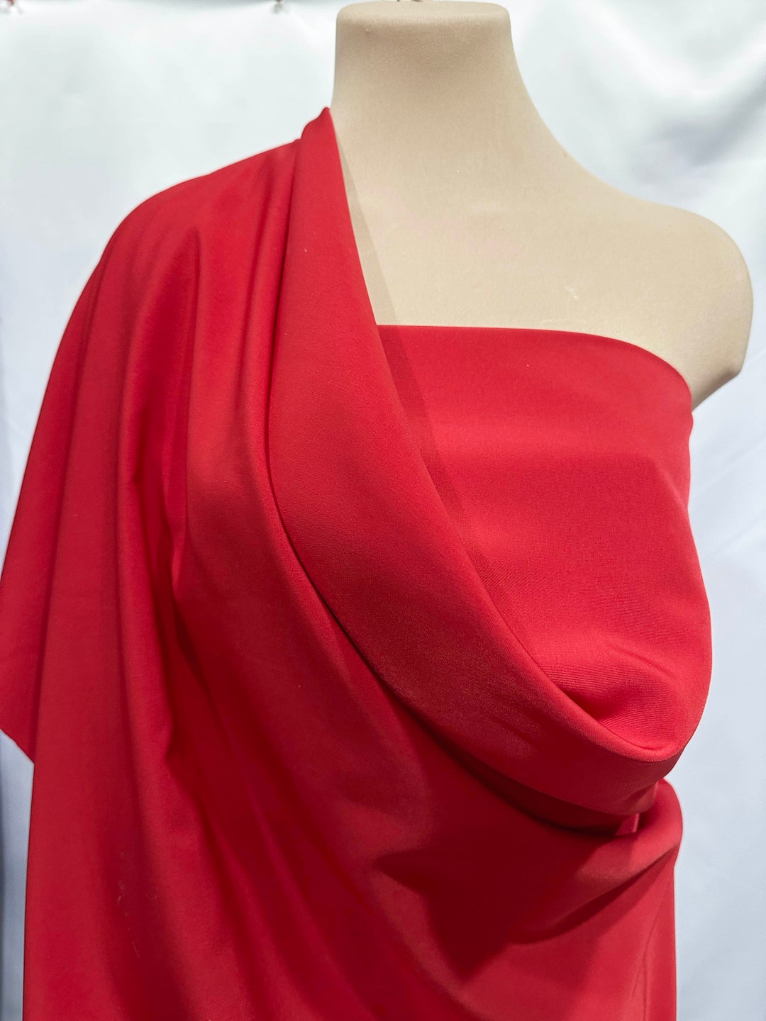 Tela Falla Piel Durazno Suave, drapeados, blusas, vestidos