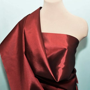 Cationic Taffeta iridescent Fabric  60&quot; WINE 037 ..lining..dresses...wedding...formal ...home decor. pageant.. pillows, bows