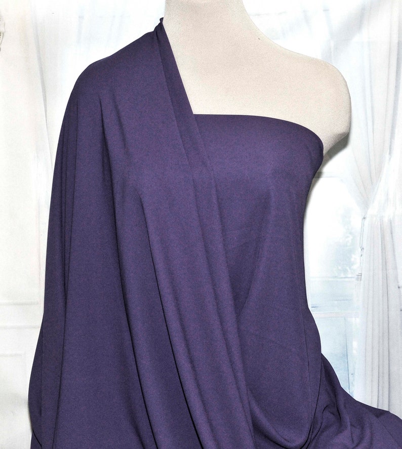 Double Fabric Purple Semi Sheer Sold by the Yard Etsy