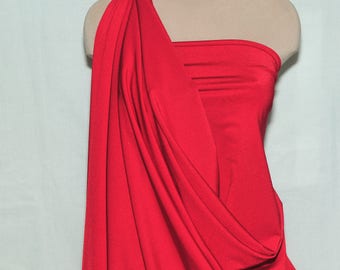 Milliskin Spandex  Fabric  Red 4 way stretch... dance, pageant, gymnastics, costume, formal wear.. by the yard
