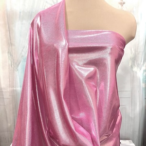 Mystique Spandex bubblegum baby pink ... dance ..skate... gymnastics.. twirl  ..pageant   cheer bows ..BTY