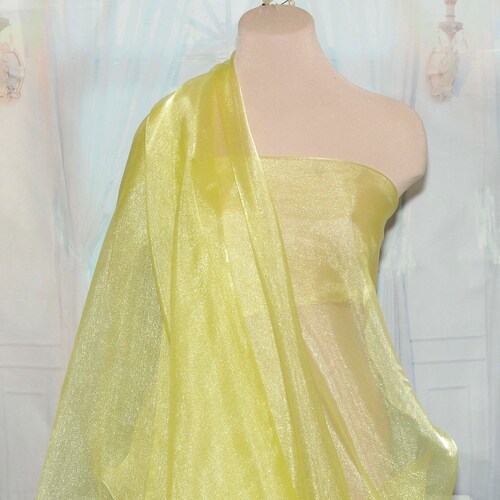 Sparkle Organza - 45-inches Wide Periwinkle By the 25YD Roll main image 0