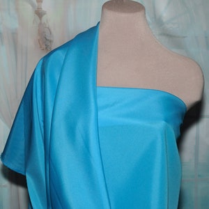 Whisper Taffeta TURQUOISE 58&quot; wide..water repellant .. 100% poly ..fabric...choice of color.. wedding...formal..lining..home decor