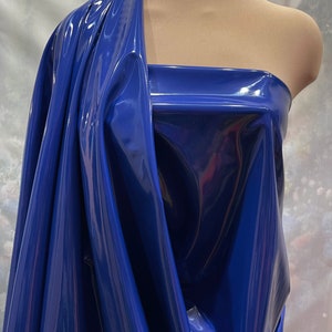 Royal 4 way stretch PU coated  vinyl fabric, 58&quot; ...costumes, casual wear, jackets, theater, crafts