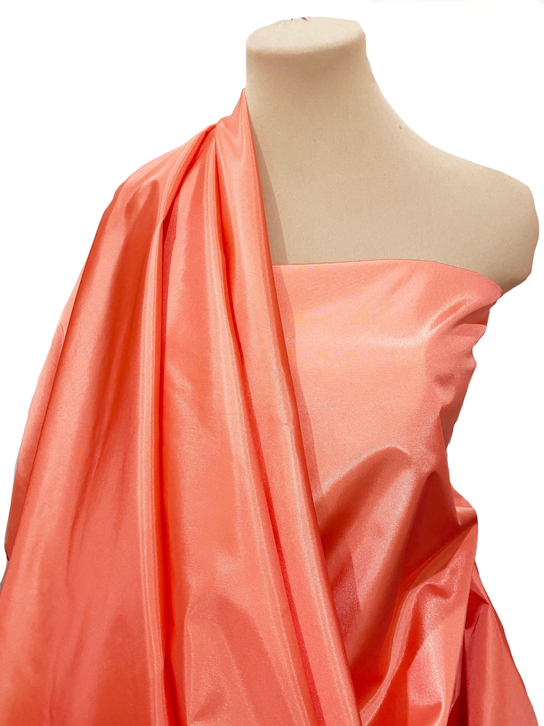 Bridal Taffeta 58" wide.. 100% polyester..fabric...choice of color.. wedding...formal..lining..crafts..home decor image 9