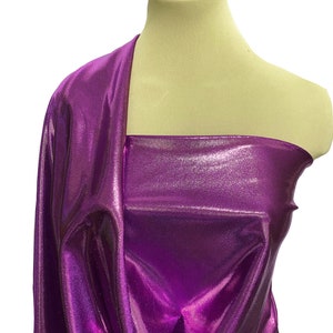 Mystique Spandex Fabric GRAPE/FUCHSIA    gymnastics, skating dress, dance, cheer bows, costume , pageant swimwear