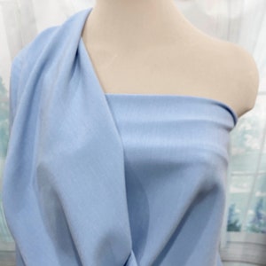 Stretch Gaberdine Fabric 1 yard Light blue    ..58&quot; wide,  suits, pants, jackets, dresses, western wear, shirts, skirts, crafts