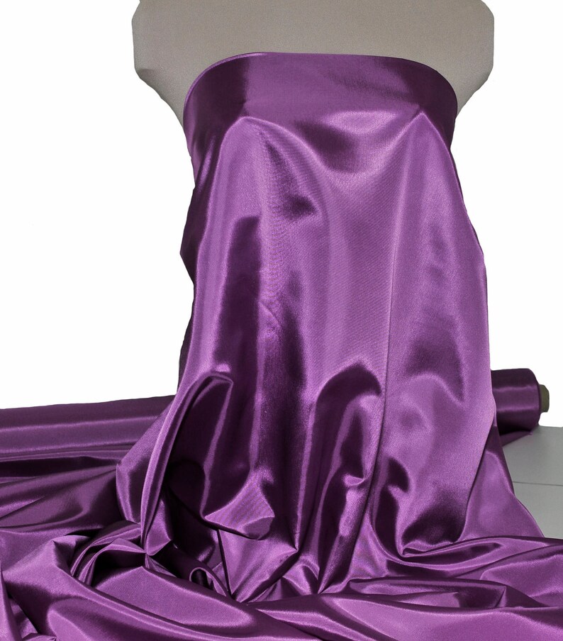 Acetate Taffeta Fabric Purple 45 wide choice of colors..lining..dresses...wedding...formal ...home decor