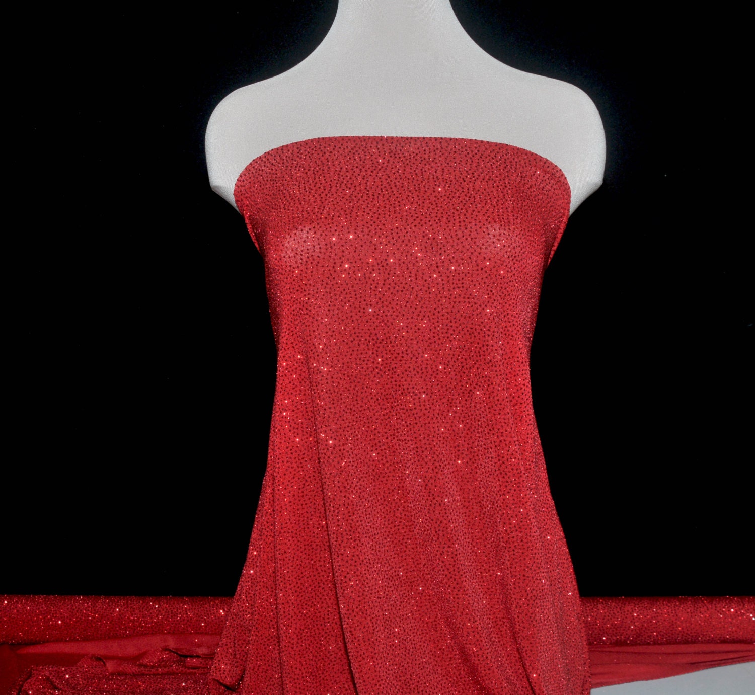 strapless open back dress Cerise Pink Sequin Fabric Sparkly Shiny Bling Dress Craft Drape Table  I  Need Fabrics