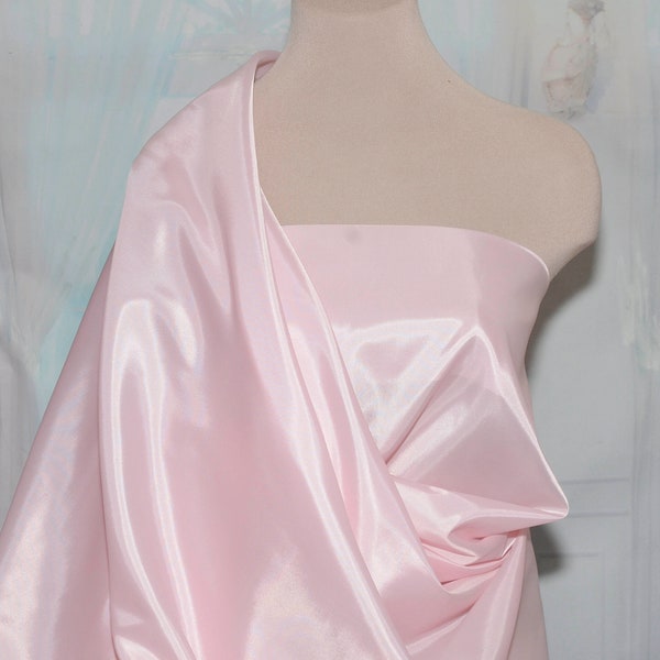 Poly Lining fabric 58 inches wide Bridal pink   used for lining  jackets, skirts, dresses. vests, soft, light weight