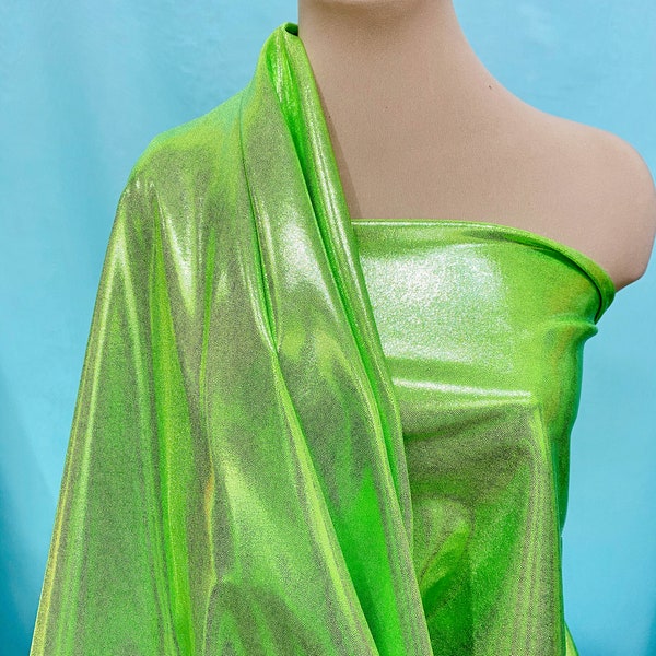 Mystique Spandex Lime /Mint  ... dance... skate.. gymnastics.. twirl..  pageant ...costume.. BTY