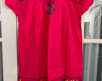 Mexican San Antonino Embroidered Tunic XL