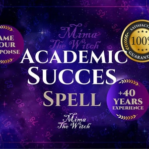 Academic Success Spell, Exam Pass Spell, School Success Spell, Graduation Spell, Study Aid Spell, Genius Enhancement, Same Day Spell Casting