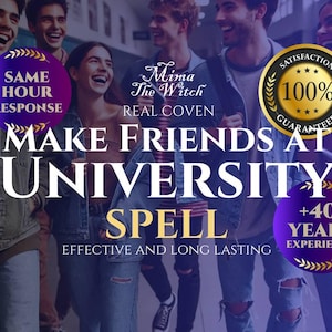 Make Friends at University Spell | Boost Social Connections | Friendship Spell for Students | Become Popular in College