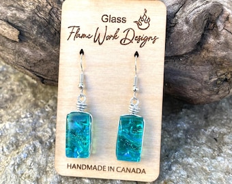 Dichroic Earrings