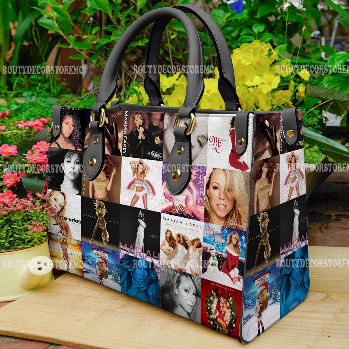 Discover Mariah Carey Women Leather Handbag,Mariah Carey Lover's Handbag,Leather Bag, Gift For Her
