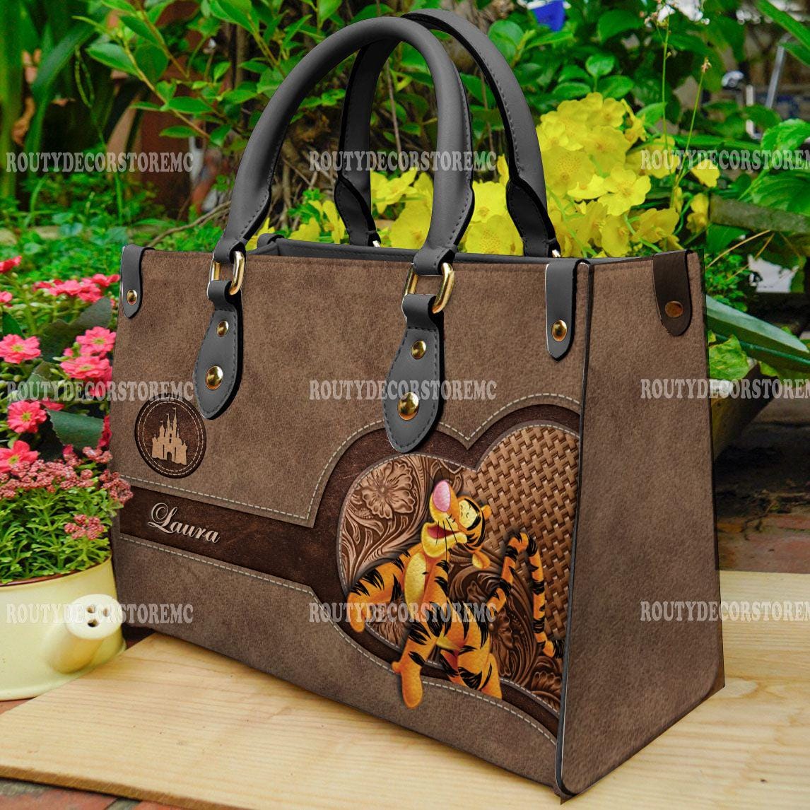 Discover Winnie The Pooh Tigger Cartoon Leather Handbag,Tigger Lovers Handbag, Gift For Her