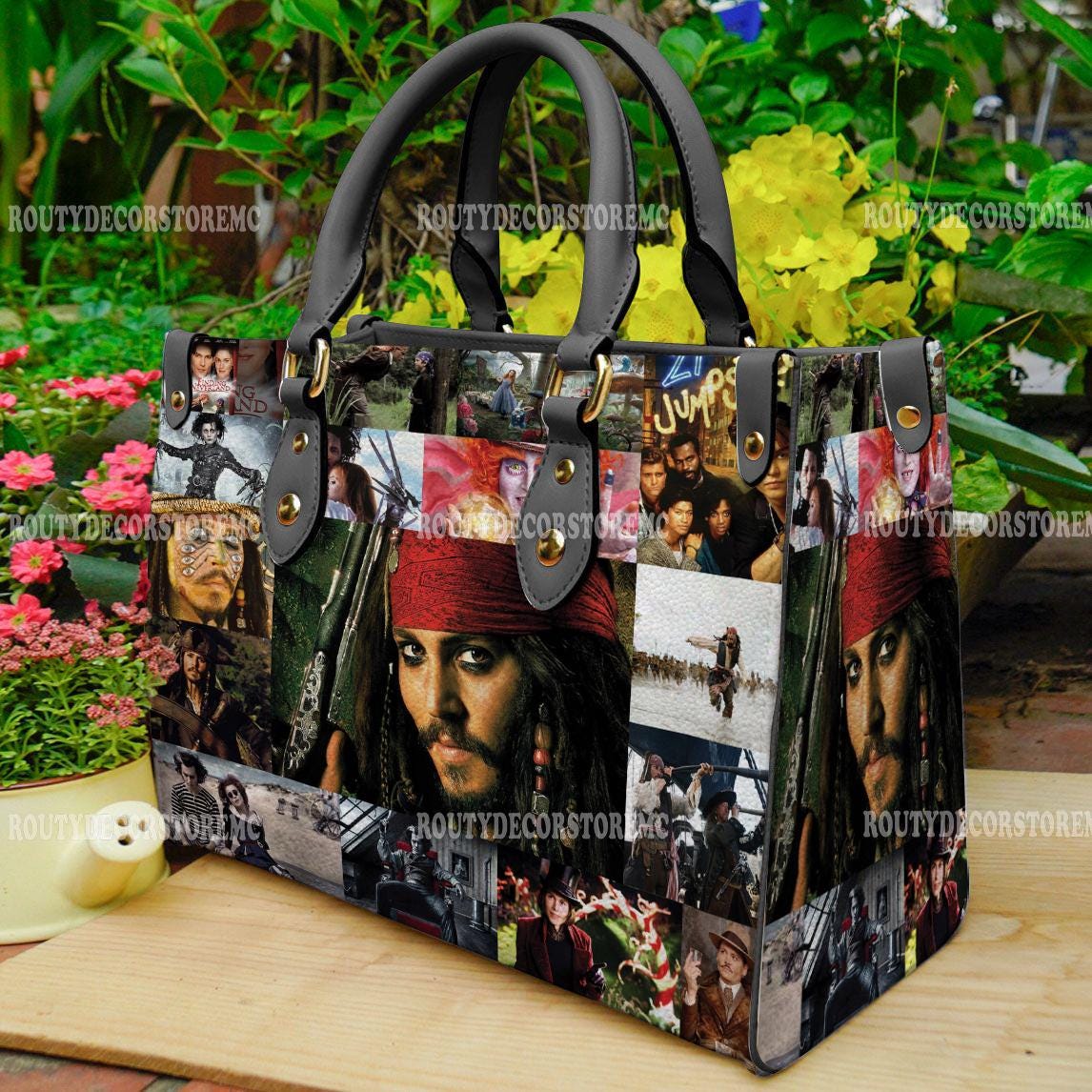 Discover Johnny Deep Women Leather Handbag,Johnny Deep Lover's Handbag,Leather Bag, Gift For Her