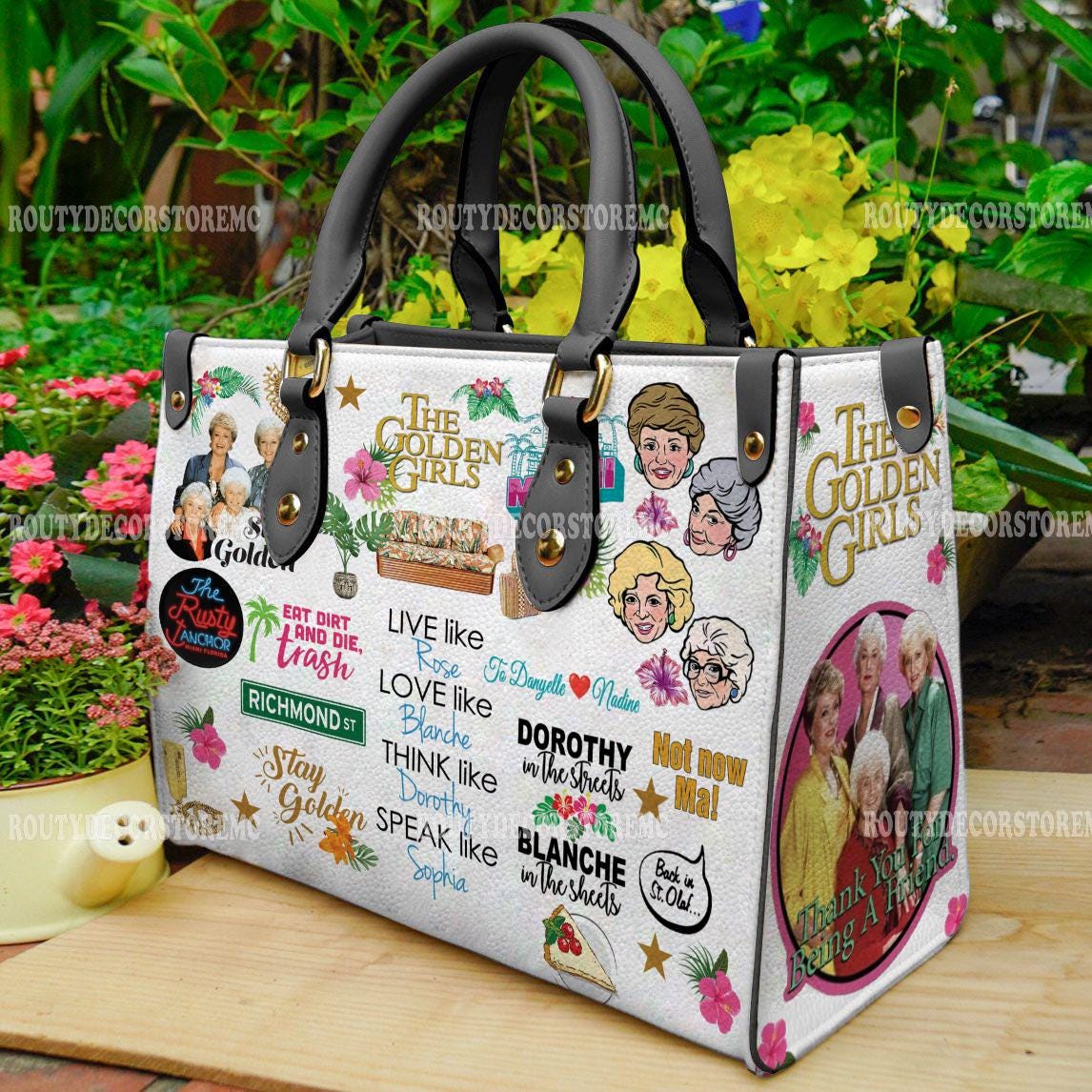 Discover The Stay Golden Women Leather Handbag,The Stay Golden Lovers Handbag, Gift For Mom