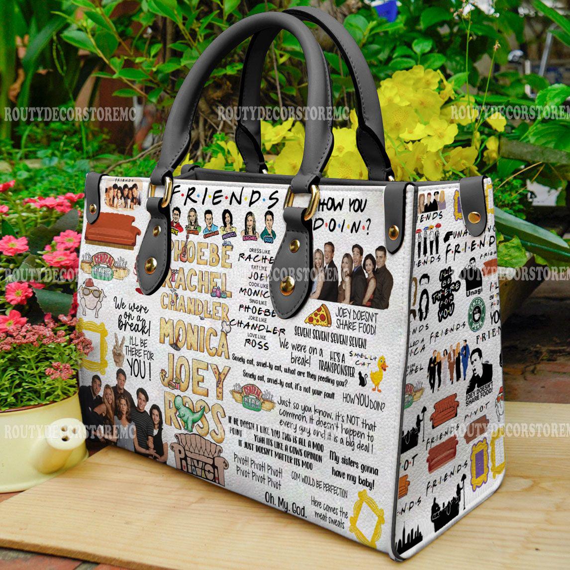 Discover Friends TV Show Women Leather Handbag,Friends Lover's Handbag,Leather Bag, Gift For Her