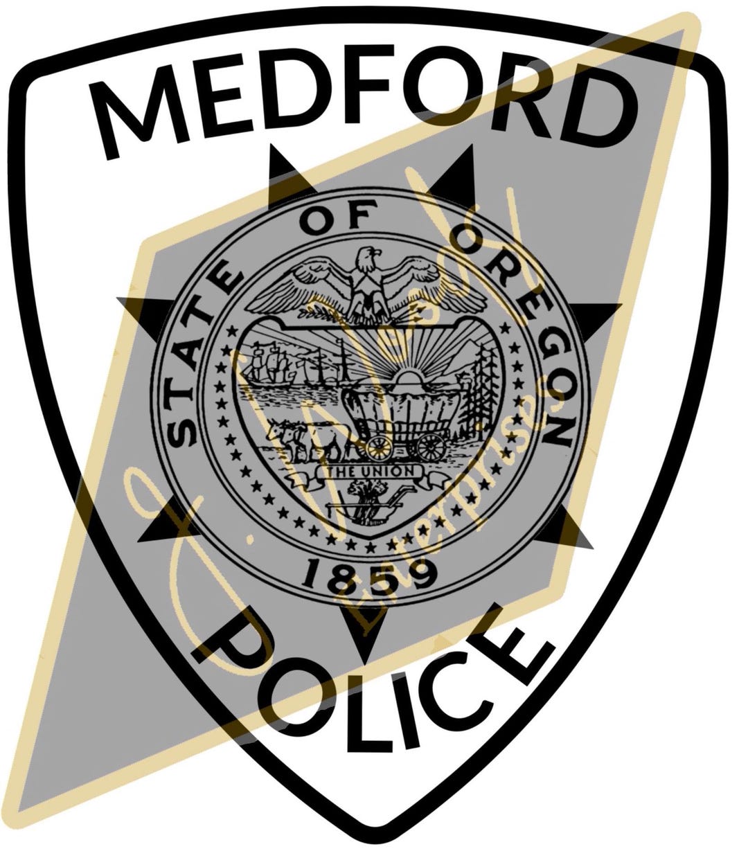 Mediform Patch Medford (oregon) Police Department Patch, Digital File Download - Etsy