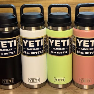 Yeti Rambler, 26oz with Screw Lid, Customized - Laser Engraved